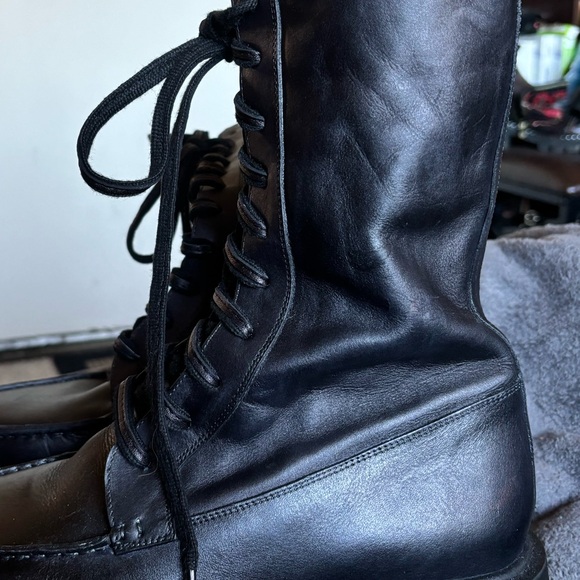 Free People Jones Lug Sole Black Combat Boot - Picture 5 of 12